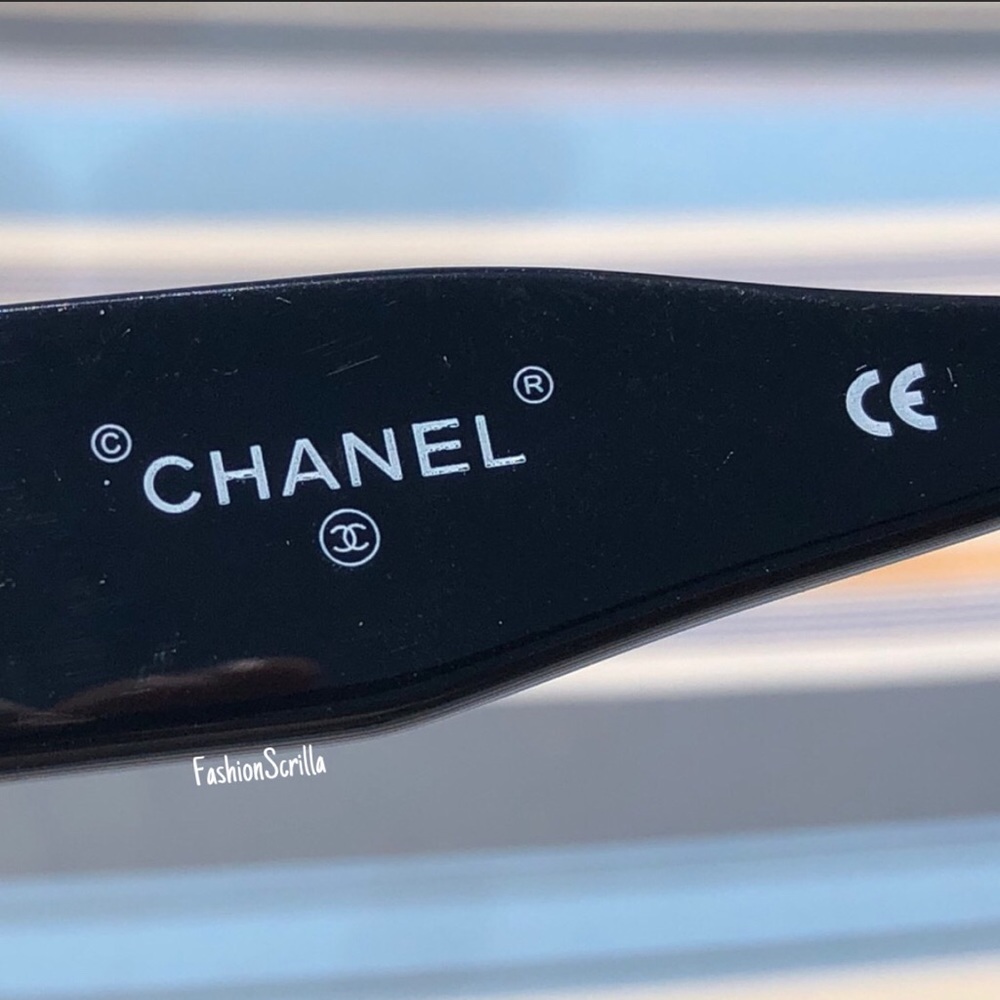 Vintage Chanel 1993 Runway Mirror CC Logo Editorial Round Lens Sunglasses - Picture 12 of 17